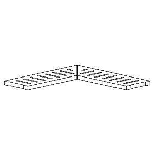 Pietra Baugè Griglia angolare - Art. 9886 | Casalgrande Padana