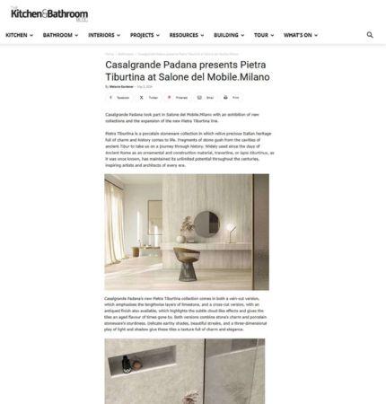 Casalgrande Padana presents Pietra Tiburtina at Salone del Mobile.Milano | Casalgrande Padana