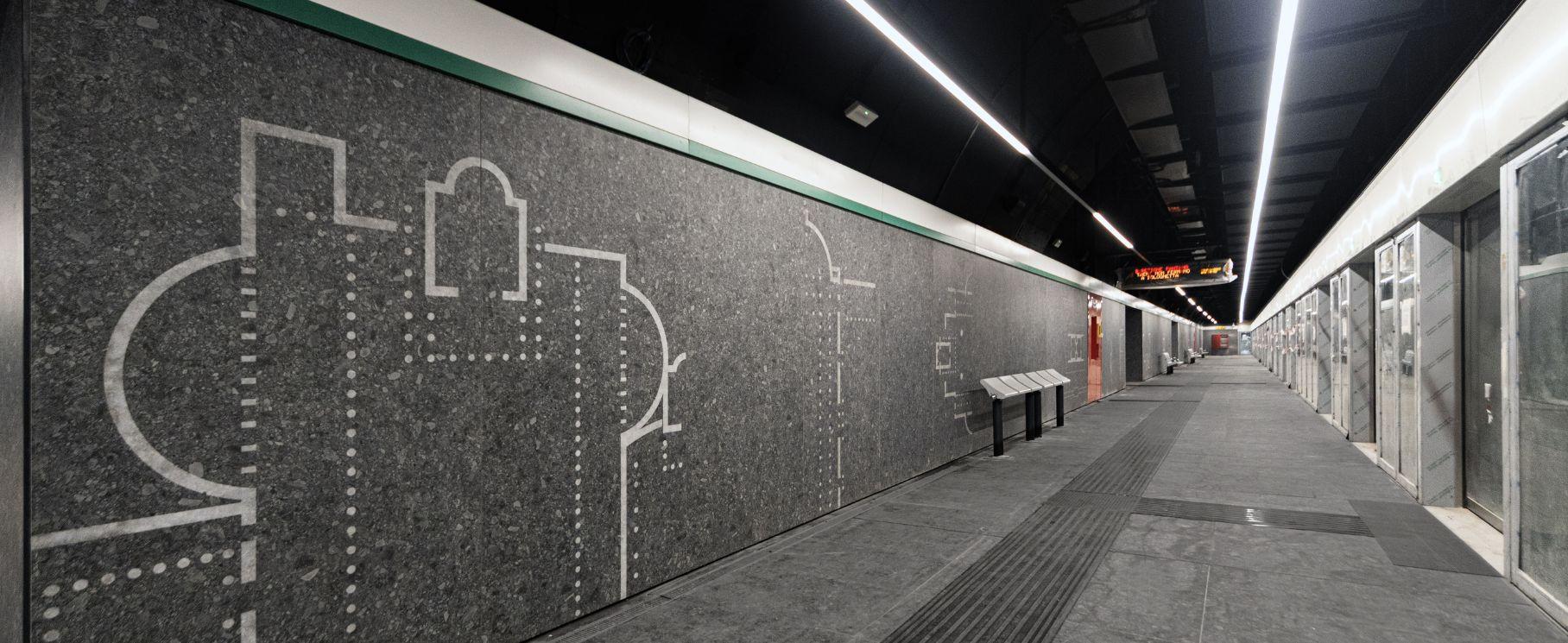 Station de métro Colosseo Rome | Casalgrande Padana Station de métro Colosseo Rome | Casalgrande Padana