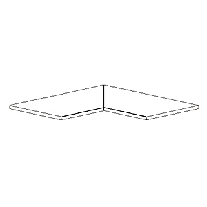 Stile Bordo angolare interno Art. 9558 | Casalgrande Padana Stile Bordo angolare interno Art. 9558 | Casalgrande Padana