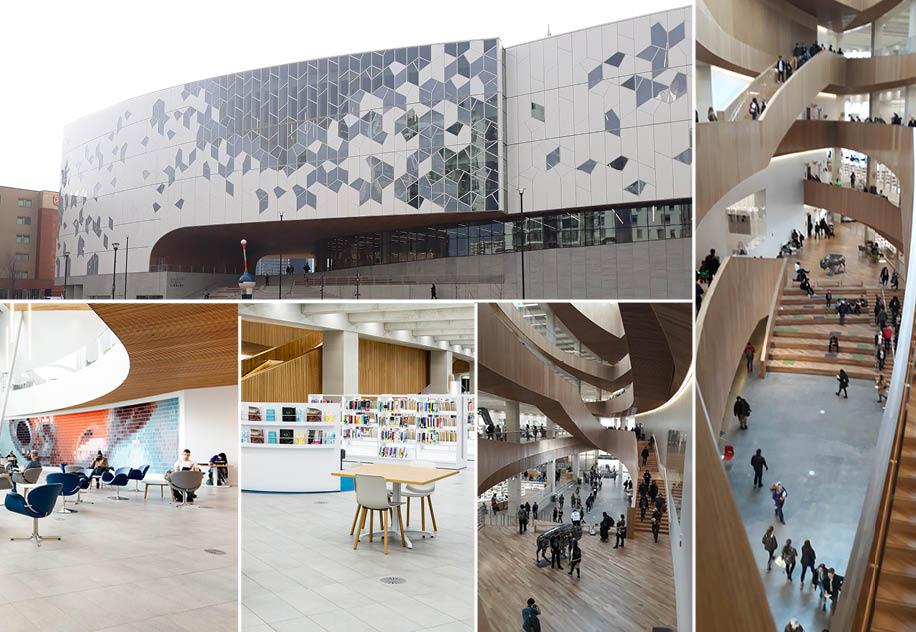 New Central Library : une agora culturelle futuriste | Casalgrande Padana