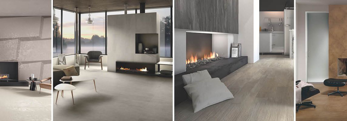 A fireplace tiled with porcelain stoneware? 8 ideas to bring a unique, original touch to your hearth A fireplace tiled with porcelain stoneware? 8 ideas to bring a unique, original touch to your hearth